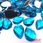 Sextavado Gota 18mm X 25mm Acrílico C/200Unidades - Imagem 47