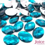 Sextavado Oval 18mm X 25mm Acrílico C/200Unidades - Imagem 2