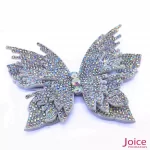 Aplique Borboleta Com Strass De Cristal 75mm X 110mm C/5-Unidades Ref:23-A148 - Imagem 7