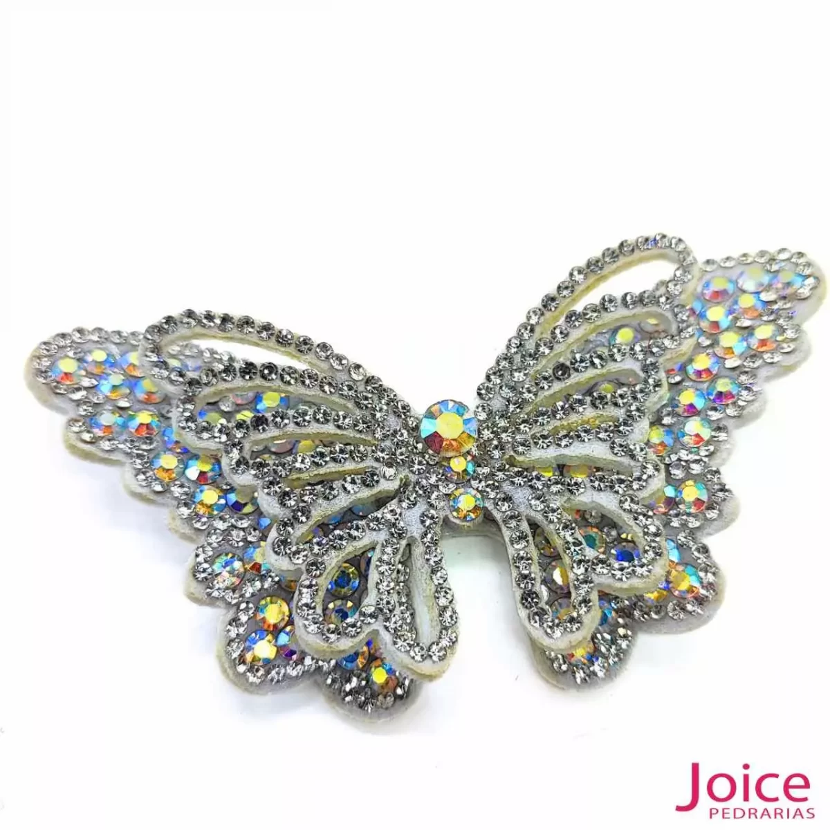 Aplique Borboleta Com Strass De Cristal 50mm x 90mm C/10-Unidades Ref:21-A134 - Imagem 9