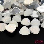 Chaton Triângulo Diamante Acrílico Base Reta 12mm x 12mm C/1000-Unidades - Imagem 6