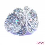 Aplique Flor Com Strass De Cristal 50mm C/10-Unidades Ref:21-602 - Imagem 34
