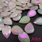 Gota Base Irregular Acrílico Leitoso 18mm X 25mm C/200Unidades - Imagem 3