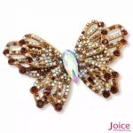Aplique Borboleta Com Strass De Cristal 50mm x 80mm C/10-Unidades Ref:23-009 - Imagem 8