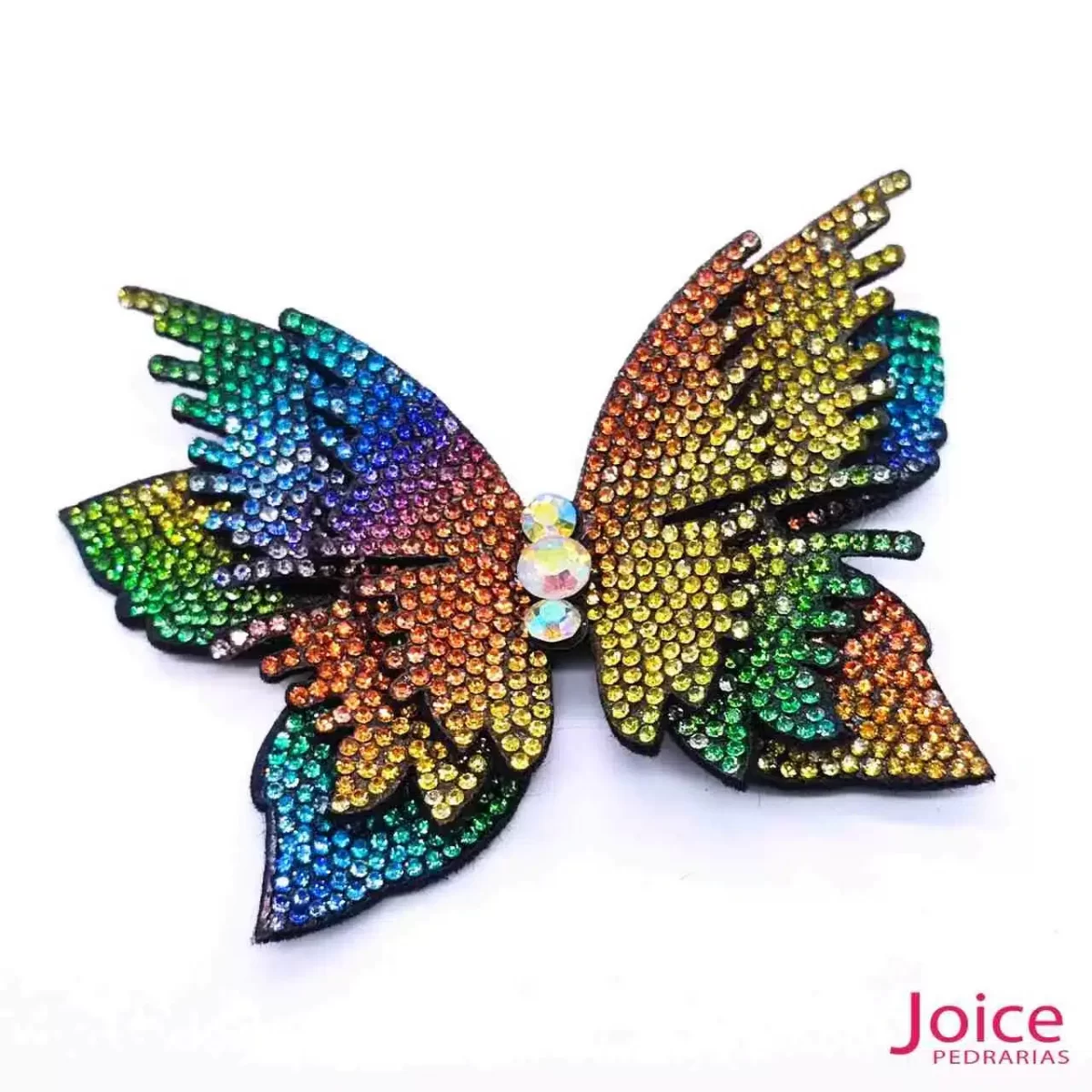 Aplique Borboleta Com Strass De Cristal 75mm X 110mm C/5-Unidades Ref:23-A148 - Imagem 12