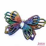 Aplique Borboleta Com Strass De Cristal 75mm X 110mm C/10-Unidades Ref:22-746 - Imagem 6