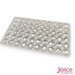 Imitação Swarovski Redondo Base Reta Com furo 8mm C/540Unidades - Imagem 11