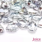 Pedra Engrampada Gota 13mm X 18mm Com Base De Aço C/200-Unidades - Imagem 14