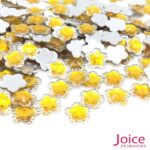 Açucarado Flor Resina 15mm Em Volta Com Cristal C/270Pç +- - Imagem 4
