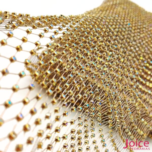 Malha Rede Com Strass