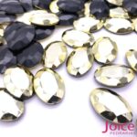 Oval Base Irregular Acrilico 18mm x 25mm C/200-unidades - Imagem 5