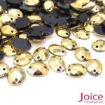Chaton Oval Base Reta Com Furo 8mm X 10mm C/2000Unidades - Imagem 2