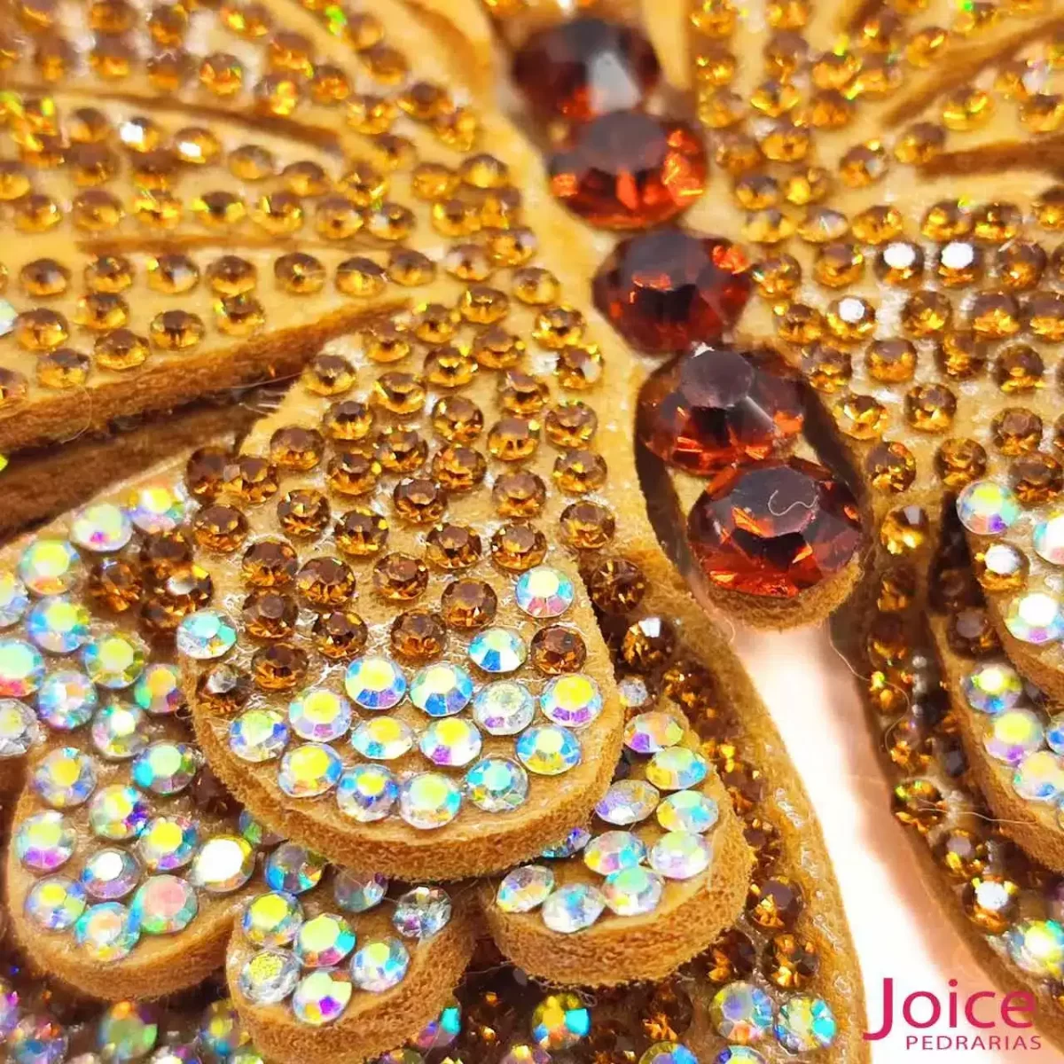 Aplique Borboleta Com Strass De Cristal 90mm x 100mm C/5-Unidades Ref:22-607 - Imagem 2