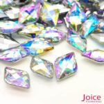 Chaton Losango AB Acrilico Base Irregular 12mm X 19mm C/500-Unidades - Imagem 6
