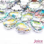 Pedra Engrampada Gota 13mm X 18mm Com Base De Aço C/200-Unidades - Imagem 11