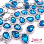 Gota Cristal Imitação Swarovski Com Strass Base De Aço C/200unidades - Imagem 12