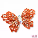 Aplique Borboleta Com Strass De Cristal 50mm x 80mm C/10-Unidades Ref:23-009 - Imagem 7