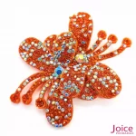 Aplique Borboleta Com Strass De Cristal 65mm C/10-Unidades Ref:19-281 - Imagem 4