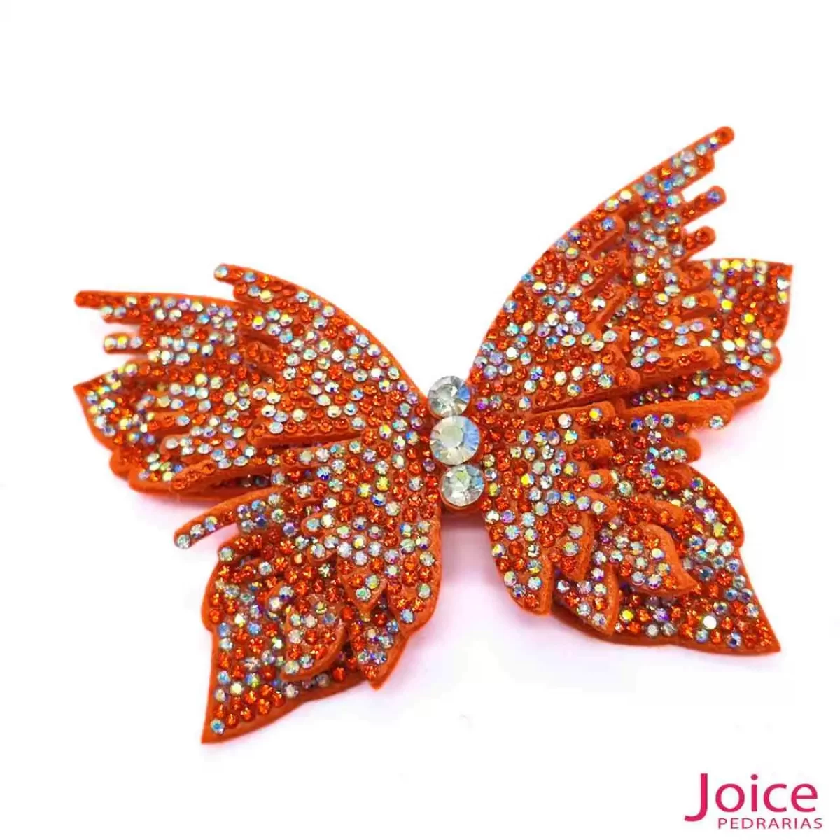 Aplique Borboleta Com Strass De Cristal 75mm X 110mm C/5-Unidades Ref:23-A148 - Imagem 14
