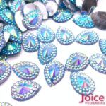 Indiana Gota Base Reto ab Para Colagem 10mm x 14mm C/500Unidades - Imagem 3