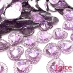 Indiana Coração Resina 14MM Base Reta C/300unidades - Imagem 3