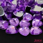 Chaton Triângulo Diamante Acrílico Base Reta 12mm x 12mm C/1000-Unidades - Imagem 8