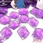 Chaton Formato Irregular Resina Cascalho Base Reta Com Furo 16mm X 21mm C/500unidades - Imagem 7