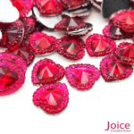 Indiana Coração Resina 14MM Base Reta C/300unidades - Imagem 17