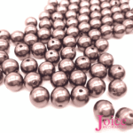 Pérola abs Inteiro Com Furo 10mm C/500Gramas - Imagem 2