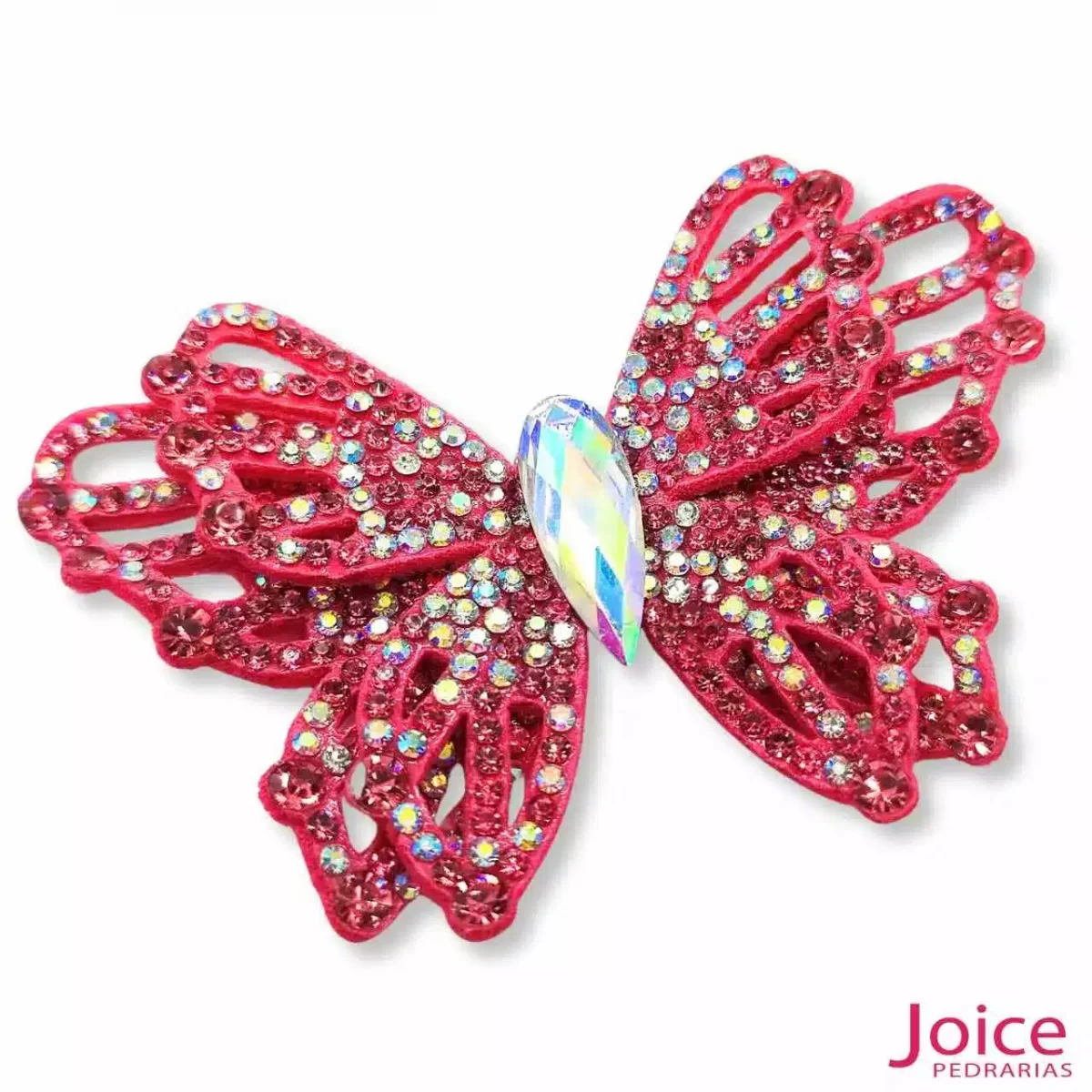 Aplique Borboleta Com Strass De Cristal 50mm x 80mm C/10-Unidades Ref:23-009 - Imagem 11