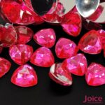 Chaton Triângulo Diamante Acrílico Base Reta 12mm x 12mm C/1000-Unidades - Imagem 9