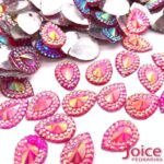 Indiana Gota Base Reto ab Para Colagem 10mm x 14mm C/500Unidades - Imagem 4
