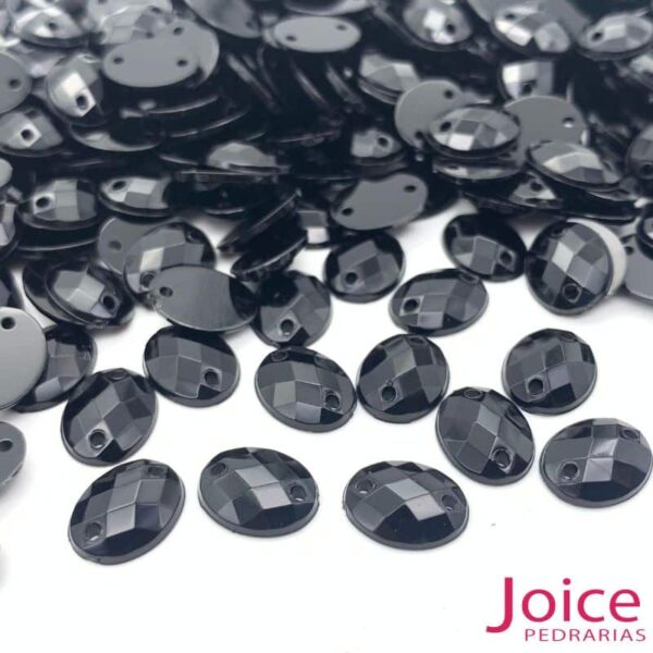 Chaton Oval Base Reta Com Furo 8mm X 10mm C/2000Unidades