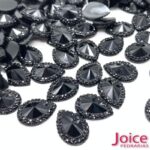 Indiana Gota Resina Base Reto Para Colagem 13mm X 18mm C/300Unidades - Imagem 8