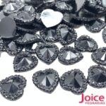 Indiana Coração Resina 14MM Base Reta C/300unidades - Imagem 4