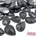 Indiana Gota Resina Base Reto Para Colagem 18mm X 25mm C/200Unidades - Imagem 6