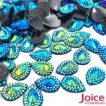 Indiana Gota Base Reto ab Para Colagem 10mm x 14mm C/500Unidades - Imagem 5