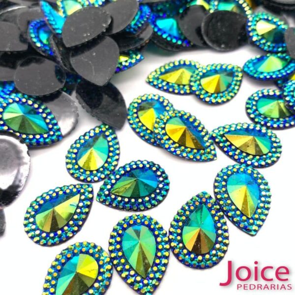 Indiana Gota Base Reto ab Para Colagem 13mm x 18mm C/200Unidades