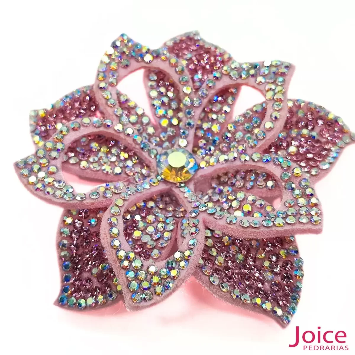 Aplique Flor Com Strass De Cristal 70mm C/10-Unidades Ref:19-562 - Imagem 9