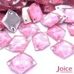 Chaton Formato Irregular Resina Cascalho Base Reta Com Furo 16mm X 21mm C/500unidades - Imagem 10