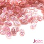 Oval Com Glitter Sextavado  4mm X 6mm c/10000Un - Imagem 7