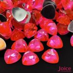 Chaton Triângulo Diamante Acrílico Base Reta 12mm x 12mm C/1000-Unidades - Imagem 12