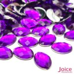 Sextavado Oval 10mm X 14mm Acrílico C/1000Unidades - Imagem 3