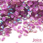 Gota Com Glitter Sextavado AB 4mm X 6mm c/10000Un - Imagem 4