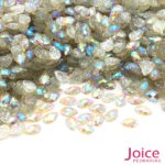 Gota Com Glitter Sextavado AB 4mm X 6mm c/10000Un - Imagem 5