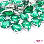 Pedra Engrampada Gota 13mm X 18mm Com Base De Aço C/200-Unidades - Imagem 3