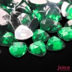 Chaton Triângulo Diamante Acrílico Base Reta 12mm x 12mm C/1000-Unidades - Imagem 3
