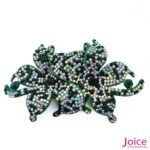 Aplique Flor Com Strass De Cristal 70mm x 100mm C/10-Unidades Ref:19-078 - Imagem 6