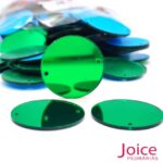 Chaton Espelho Gota 30mm x 40mm Com Furo Para Costura C/200-Unidades - Imagem 47