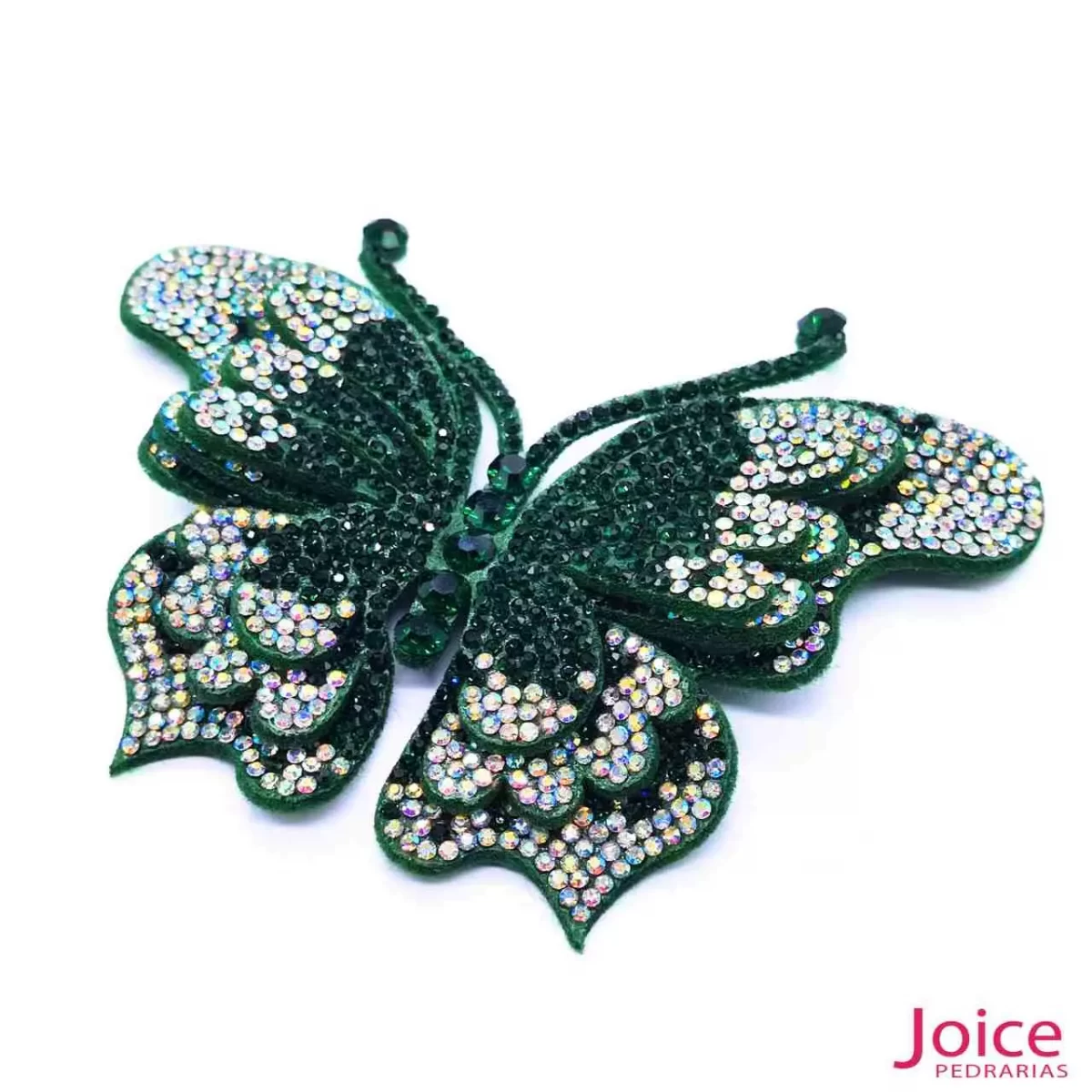 Aplique Borboleta Com Strass De Cristal 90mm x 100mm C/5-Unidades Ref:22-607 - Imagem 9